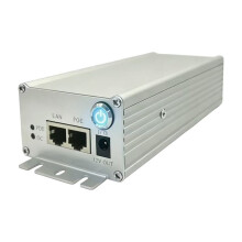 For Starlink GEN5 10Gbe Passive POE Injectors 48-56V POE Output Aluminium Shell 108W PoE Injector EU Plug