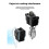 Hotend-Kit für Flashforge Creator 5/Creator 5 Pro Düsenbaugruppe C5/C5 Pro Extruder Hotend 3D-Druckerteile 0,4 mm 7