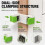 4pcs Woodworking Filler Board Installation Clamp for Cabinet Alignment and Panel Positioning 3
