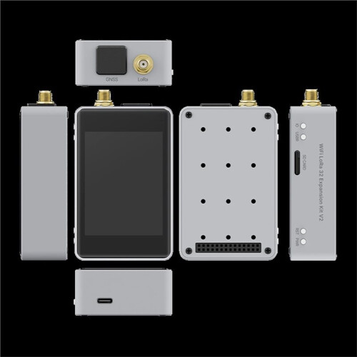 64G Heltec Meshtastic LoRa 32 V4-R8 Expansion Kit V2 Touch Screen WiFi LoRa 32 Meshcore ESP32S3 SX1262 Dev-Board GPS 2