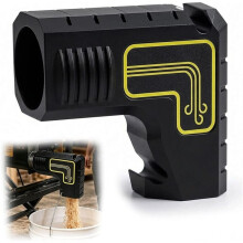 Table Saw Dust Collector Adapter for ,Dual Dust Bag Hooks for Dust Bucket, Efficient Sawdust Collection
