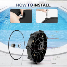 R0445200 Pool Pump Backplate Replacement Kit for Jandy EPump, Stealth, PlusHP, WaterFall & MaxHP Pool Pumps