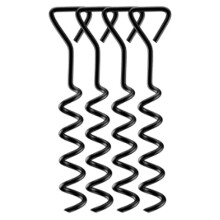 4pcs Spiral Ground Anchor Kit - for Securing Trampolines, Canopies, and Carports,Spiral Ground Anchors