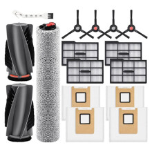 Ersatzteilsets für  E25 Omni / E28 Omni Saugroboter, Zubehör: Hauptbürste, Seitenbürste, HEPA-Filter, Wischtuch, Staubbeutel