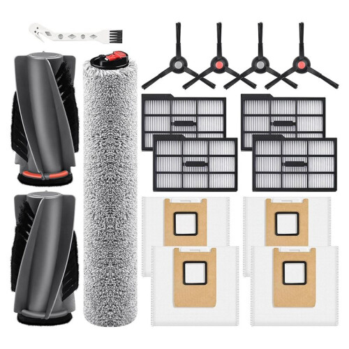 Replacement Kits for  E25 Omni / E28 Omni Robot Vacuum, Accessories Main Side Brush Hepa Filter Mop Cloth,Dust Bag