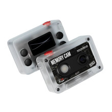 1080P Retro Cassette Tape Camera Campus Student Digital Camera Thumb Camera Can Take Photos and Video Recorder Trans