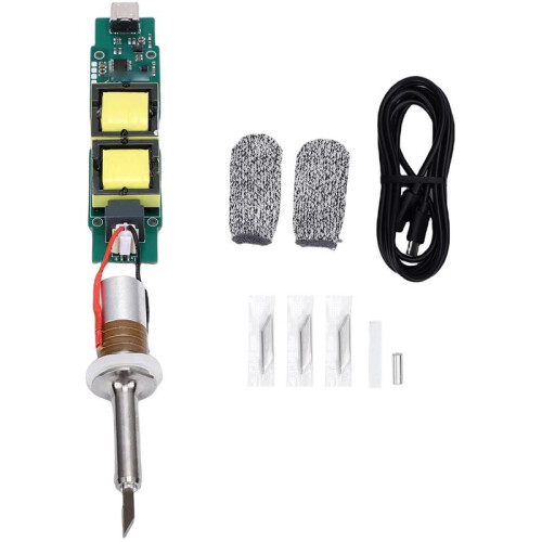 Ultrasonic Cutter Transducer Kit with Driver Module 40KHz Accurate Cutting Machine Replacement for 3D Prints Wood 1