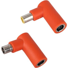 Right Angle Solar Panel Connector Adaptor for Jackery DC8020 Female to DC7909 Male,DC7909 Female to DC8020 Male Adapters