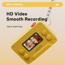 1080P Retro Cassette Tape Camera Campus Student Digital Camera Thumb Camera Can Take Photos and Video Recorder Trans