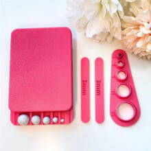 4-12 mm Durchmesser Polymer Clay Bead Roller Multi Size Uniform Round Shaper Multi Rillen Bead Forming Tool
