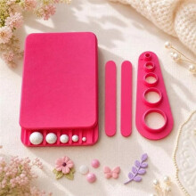 4-12 mm Durchmesser Polymer Clay Bead Roller Multi Size Uniform Round Shaper Multi Rillen Bead Forming Tool