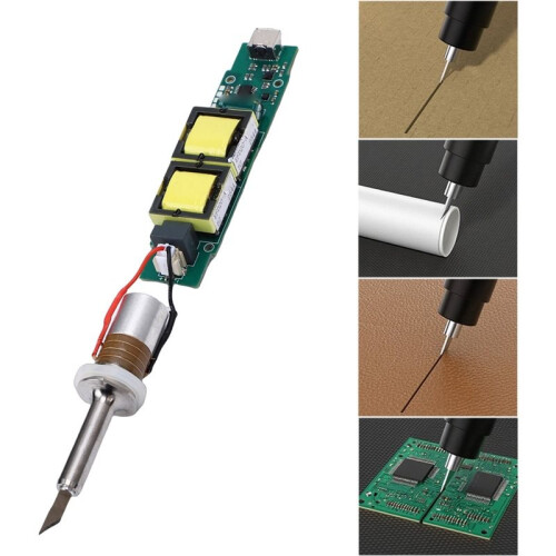 Ultrasonic Cutter Transducer Kit with Driver Module 40KHz Accurate Cutting Machine Replacement for 3D Prints Wood 1