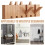 Solid Wood Piano Key Wall Hook Rack -Musical Note Design, 6 Hooks for Coats, Hats, Bags 5