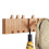 Solid Wood Piano Key Wall Hook Rack -Musical Note Design, 6 Hooks for Coats, Hats, Bags 3