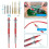Replaceable Multimeter Test Probe Set Piercing Tips Test Leads Kit for Auto Repair Digital Multimeter Testing 4