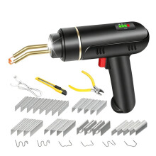 200W Cordless Plastic ,Plastic Welding Kit with 1200PCS Hot Stapler USB Rechargeable Plastic