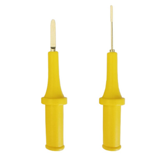 High-Current Back-Pin Test Probe 4mm Male Banana Plug Needle Probe for Automotive Sensor Circuit Multimeter Testing
