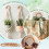 50 Pcs Boho Woven Rattan Napkin Rings,Rattan Boho Rustic Holders for Elegant Dining Table, Wedding Banquet,Holiday Party 4