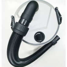 36"Flexible Vacuum Hose with 90-Degree 58mm Sweep Elbow Industrial Dust Collector Vacuum Cleaner Replacement Accessories