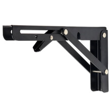 2pcs 35cm Steel Folding Shelf Brackets - Heavy Duty L-Brackets for Wall Mounted Storage,DIY Support for Tables