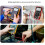 Replaceable Multimeter Test Probe Set Piercing Tips Test Leads Kit for Auto Repair Digital Multimeter Testing 6