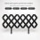 6 Pack Garden Edging Border Modular Interlocking Plastic Fence Panels Black 3