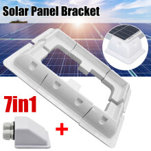 Lot de 7 supports de panneaux solaires PV pour caravanes et yachts, blanc, plastique technique