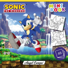 (Pack of 1) Sonic The Hedgehog Mini Colouring Book, 48 sheets