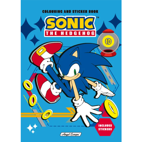 (Pack of 1) Sonic Colouring and Sticker Book 2