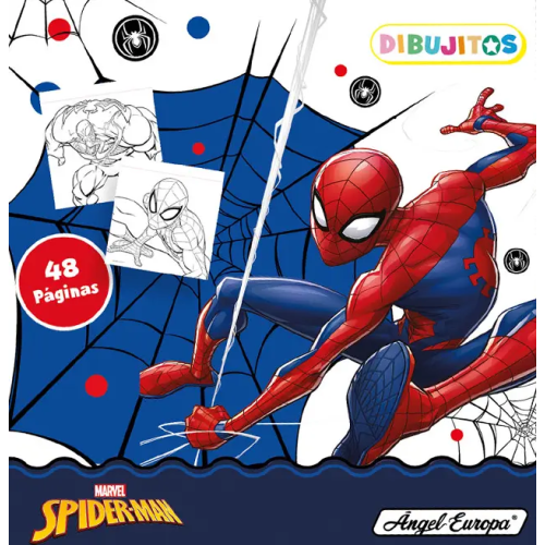 (Pack of 1) Marvel Spider-Man Mini Colouring Book, 48 pages