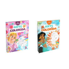 (Single at random) Disney Princess - Colorful Art Colouring Book
