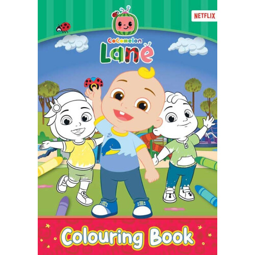 (1 Book) Cocomelon Lane Colouring Book