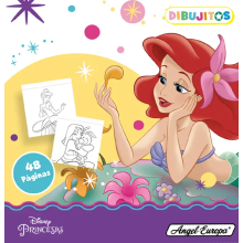 (Pack of 1) Disney Princess Mini Colouring Book, 48 pages