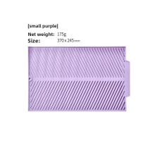 (Purple 370x245mm)Protecteur de comptoir d'évier en silicone avec surface absorbante pour cuisine utilisation en bord de piscine