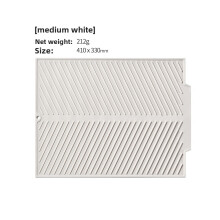 (White 410x330mm)Silicone Sink Counter Protector With Absorbent Surface For Kitchen Use Poolside