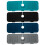 (Black)Antislip Silicone Sink Mat For Kitchen Counter Splash Prevention Drainage And 2