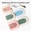 (Gradient Blue)Family Kitchen Rainbow Silicone Coaster Nonslip Heatproof Tpr Protector Table 3