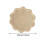 (Black)Jute Round Table Mat With Fringe For Home Dining And Ecoconscious Kitchen Use 10