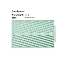 (Green 370x245mm)Silikon Spüle Thekenschutz mit saugfähiger Oberfläche für Küche Pool