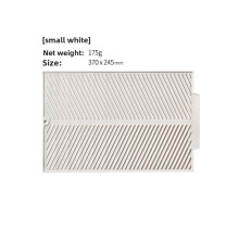 (White 370x245mm)Protetor de balcão de pia de silicone com superfície absorvente para uso na cozinha piscina