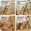 Folding Wooden Library Step Ladder Chair 3-Step Folding Step Stool 7