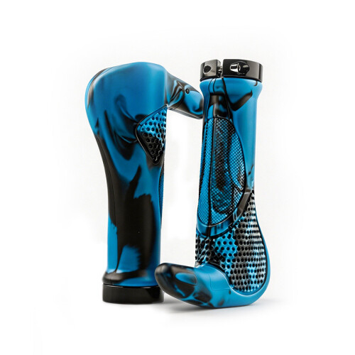 (Black)Cycling Handlebar Grips With Locking System And Rubber Material Mountain For 2