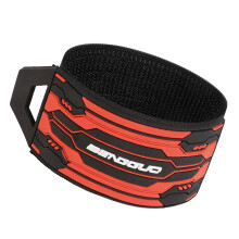 (Red)Silicone Bicycle Leg Straps Cycling Gear Suitable For Mountain And Use Road