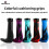 (Black)Cycling Handlebar Grips With Locking System And Rubber Material Mountain For 8