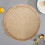 (Black)Jute Round Table Mat With Fringe For Home Dining And Ecoconscious Kitchen Use 5