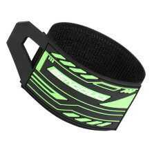 (Green)Correias de silicone para perna de bicicleta equipamento de ciclismo adequado para uso em montanha e estrada