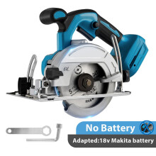 Mini Scie Circulaire Électrique Sans Fil 125mm, Moteur Brushless, Angle Réglable 0-45, Pour Batterie Makita 18V