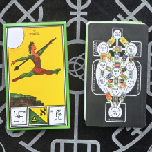 (Ceremonial Magick)Horror Tarot Cards With Entertainment Features For Home Use And Gift Idea
