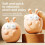 (Sheep)Penguin Sheep Monkey Shapes Antianxiety Stress Relief Toy With Bubble Blowing Rebound Feature For Home Office Use 11