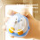 (Sheep)Penguin Sheep Monkey Shapes Antianxiety Stress Relief Toy With Bubble Blowing Rebound Feature For Home Office Use 12